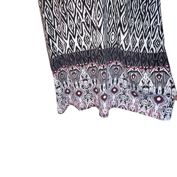 Ulla Popken women’s size L sleeveless gray geometric print WhimsyGoth tunic top - Picture 4 of 7